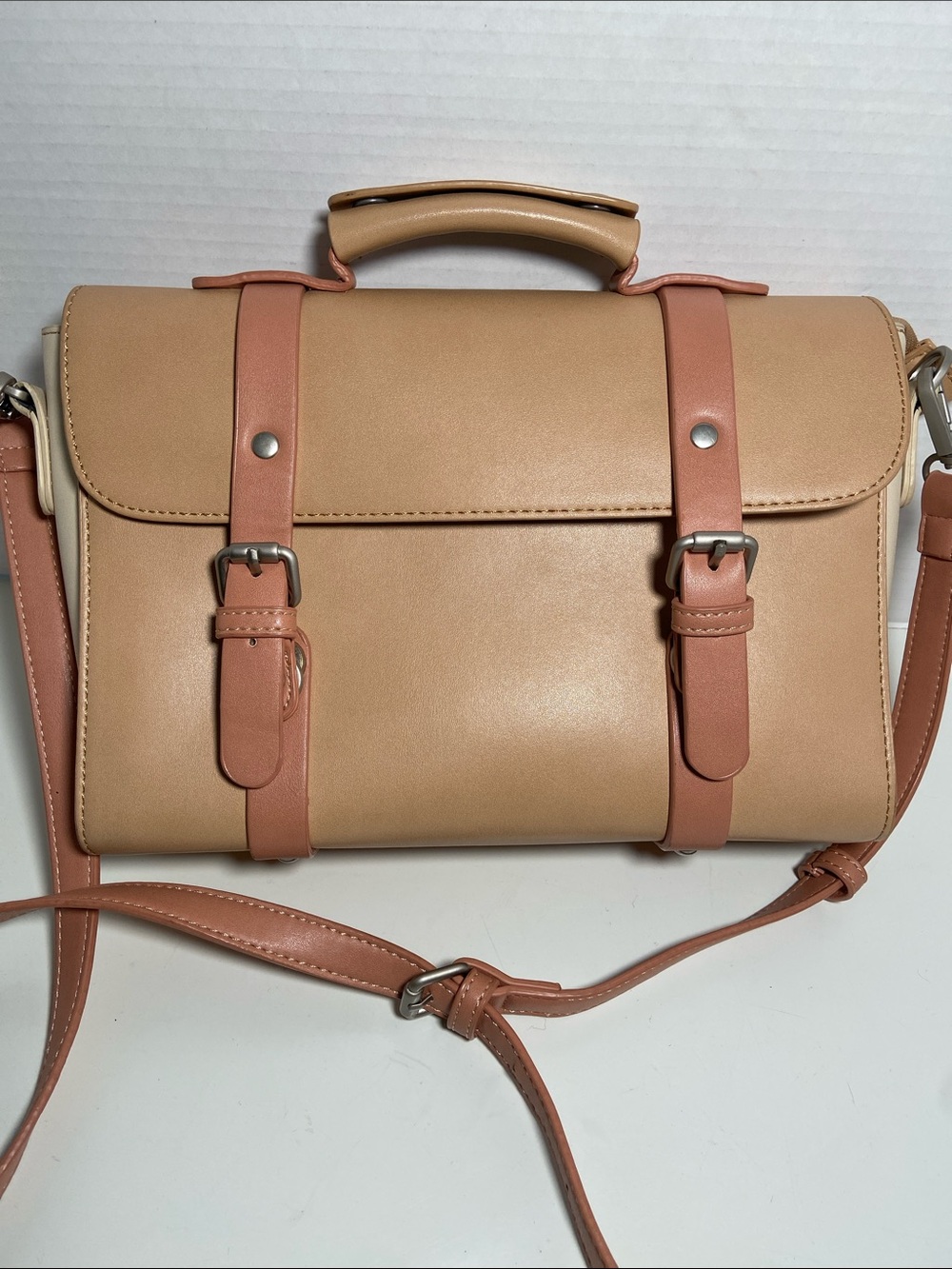Pixie Mood "Steph" Bag structured satchel from the Canadian vegan fashion brand